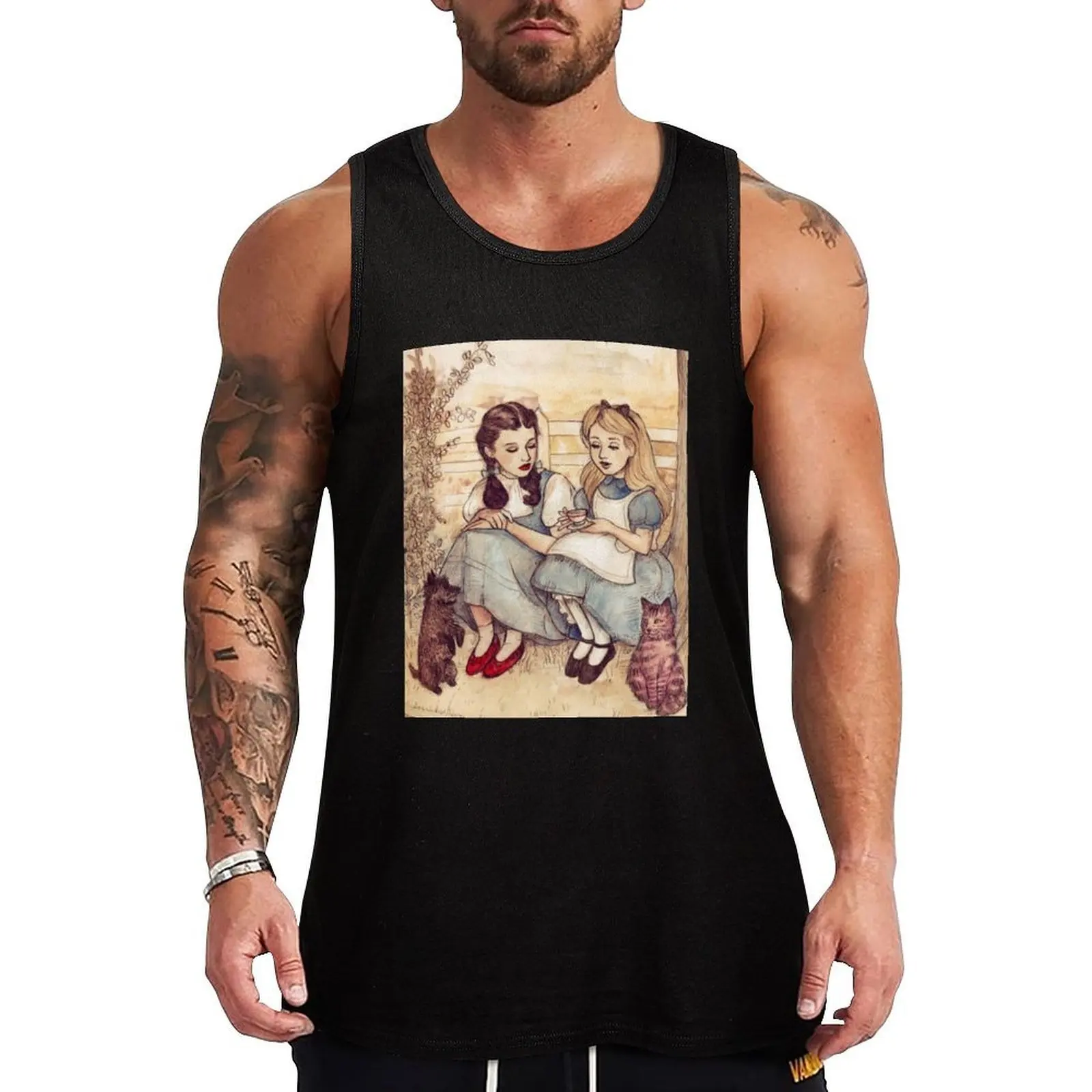 Dorothy and Alice Tank Top Sports shirt man mens designer clothes Men's clothing Men's gym articles
Dorothy and Alice Tank Top Sports shirt man mens designer clothes Men's clothing Men's gym articles