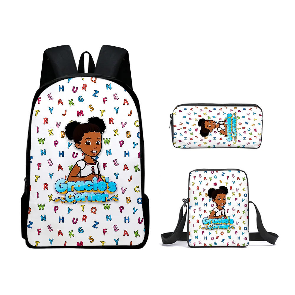 Популярные в стиле хип-хоп Gracies Corner с 3D принтом, 3 шт./компл., школьные сумки для ноутбука, рюкзак, наклонная сумка на плечо, пенал
Популярные в стиле хип-хоп Gracies Corner с 3D принтом, 3 шт./компл., школьные сумки для ноутбука, рюкзак, наклонная сумка на плечо, пенал