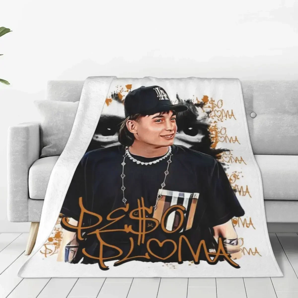 Peso Pluma Flannel Blanket Quality Soft Durable Music Tour Throw Blanket Autumn Camping Living Room Aesthetic Bedspread
Peso Pluma Flannel Blanket Quality Soft Durable Music Tour Throw Blanket Autumn Camping Living Room Aesthetic Bedspread