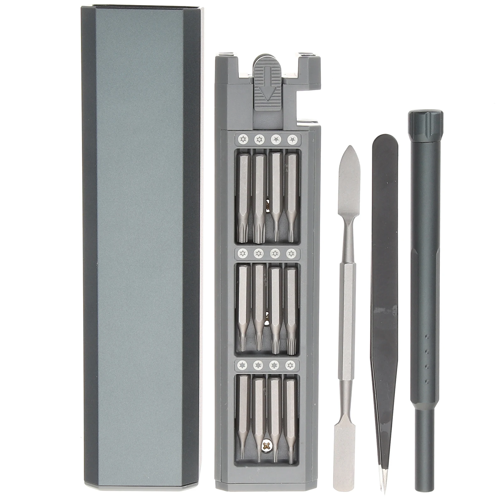 1 set Precision ScrewdriverDark Grey Stainless Steel Watch Repair Tools Eyeglass Kit Glass Small
1 set Precision ScrewdriverDark Grey Stainless Steel Watch Repair Tools Eyeglass Kit Glass Small