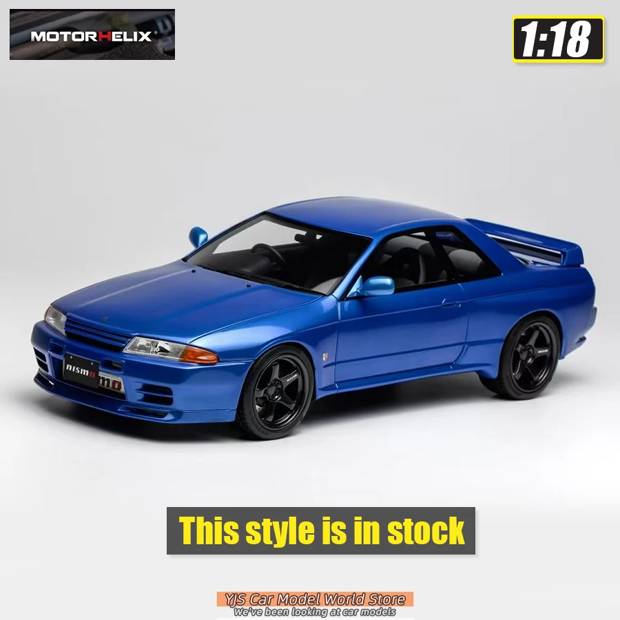 MOTORHELIX 1/18 Nissan Skyline GT-R (R32) Customized Version Car model Sports car static decoration Resin material model
MOTORHELIX 1/18 Nissan Skyline GT-R (R32) Customized Version Car model Sports car static decoration Resin material model