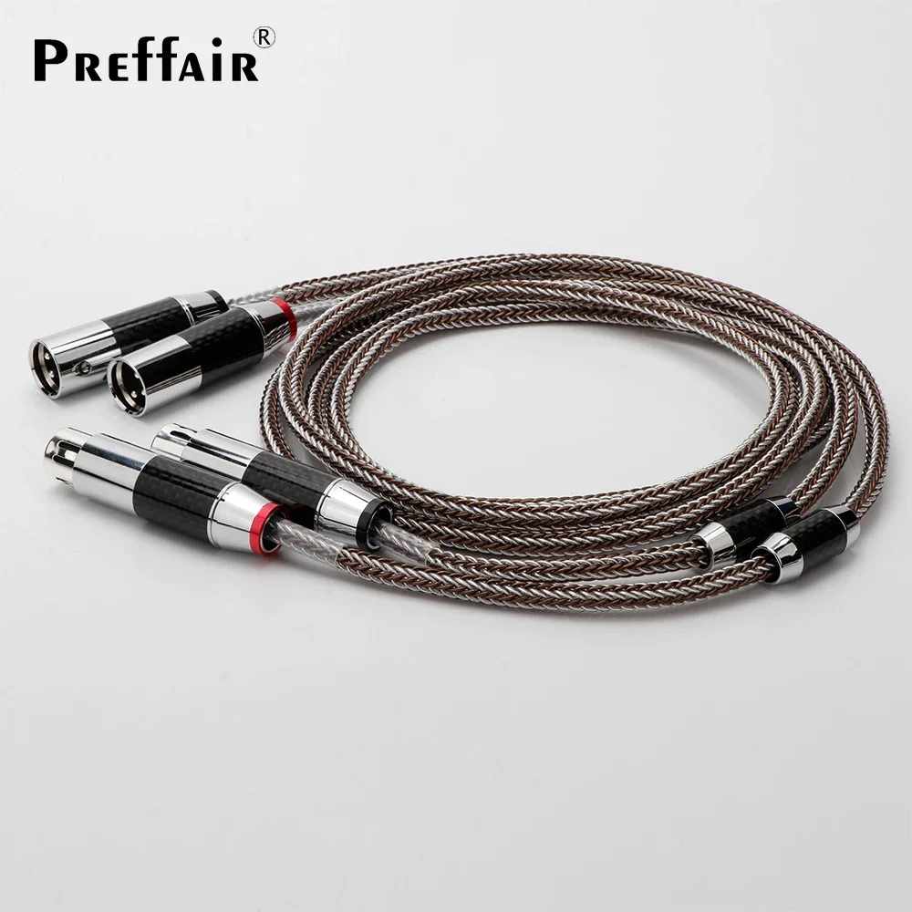 Hi-End OCC + Sterling Silver Blended HIFI Balanced Cable 16 Strands XLR Male to Female 3Pin Jack Extension Cable For Microphone
Hi-End OCC + Sterling Silver Blended HIFI Balanced Cable 16 Strands XLR Male to Female 3Pin Jack Extension Cable For Microphone