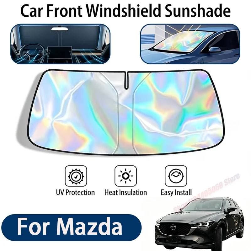 For Mazda 3 CX 5 CX 30 CX 3 CX 50 CX 60 CX 90 Car Sun Visor Auto Front Windshield Sunshade Heat Insulation Summer Accessories
For Mazda 3 CX 5 CX 30 CX 3 CX 50 CX 60 CX 90 Car Sun Visor Auto Front Windshield Sunshade Heat Insulation Summer Accessories