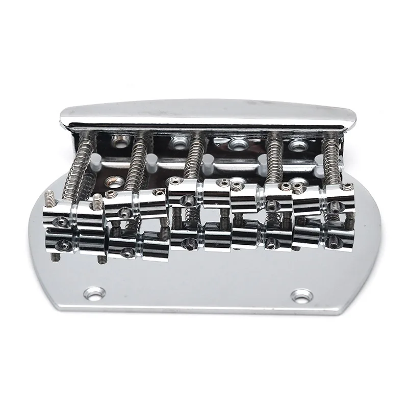 5-String Electric Bass Bridge Heavy Duty Bass Bridge with Saddles Guitar Parts & Accessories
5-String Electric Bass Bridge Heavy Duty Bass Bridge with Saddles Guitar Parts & Accessories
