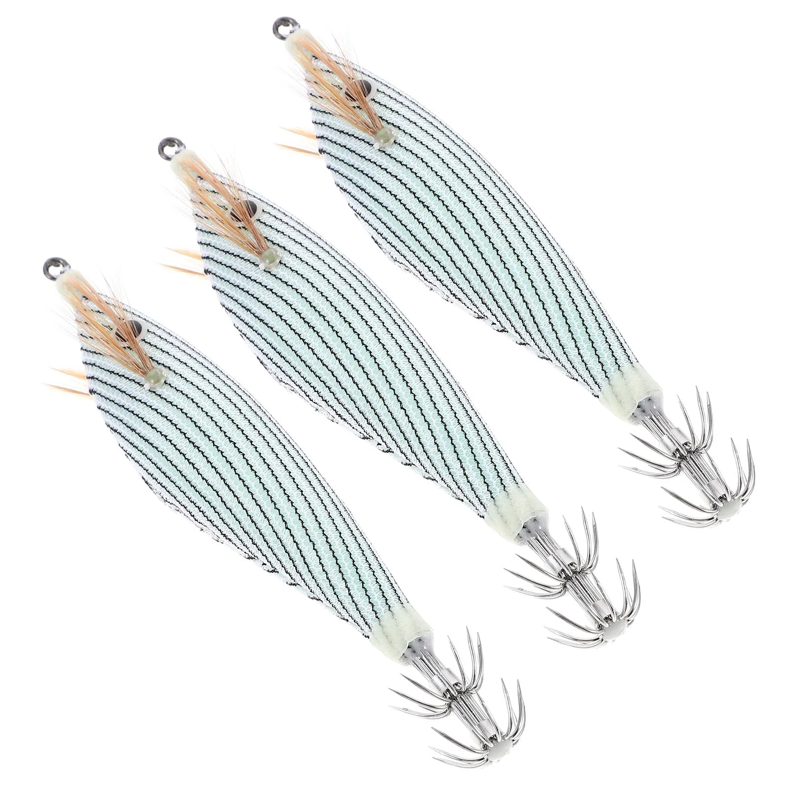 3 Pcs Luminous Squid Bait Night Shaped Reusable Eco Material Vivid Design Trout Lures Freshwater Fishing Tackle Kit
3 Pcs Luminous Squid Bait Night Shaped Reusable Eco Material Vivid Design Trout Lures Freshwater Fishing Tackle Kit