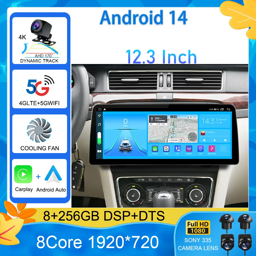 Android 14 For Skoda Superb 2 B6 2008-2015 12.3inch Screen Car Video Player 2Din Radio Stereo GPS Multimedia Carplay Head Unit
Android 14 For Skoda Superb 2 B6 2008-2015 12.3inch Screen Car Video Player 2Din Radio Stereo GPS Multimedia Carplay Head Unit