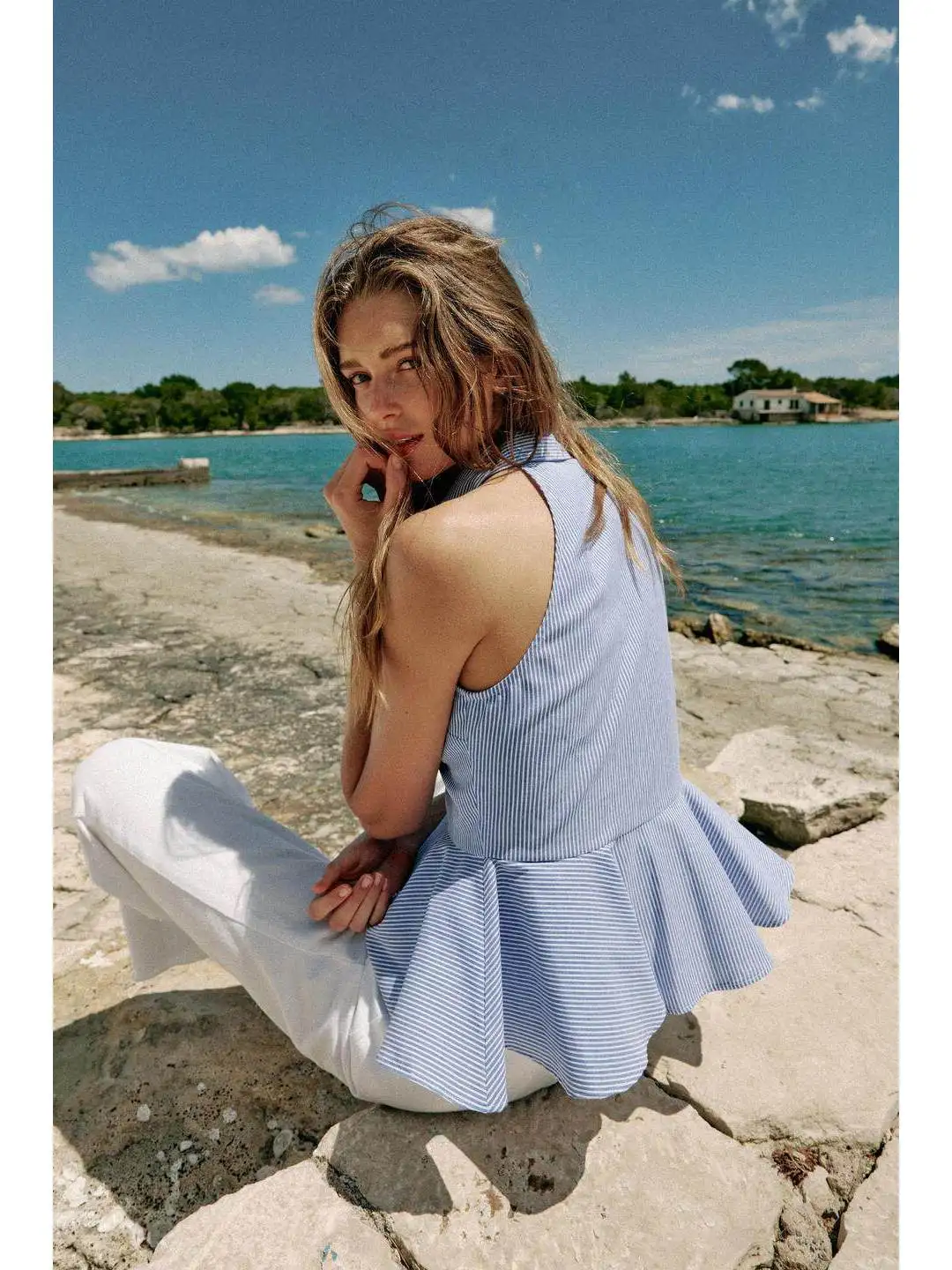 Summer A-Line Skirt Shirt Striped Nine Points Short Dress Button Closure Neck Tie Polyester Fiber Commute Style Women's ...
Summer A-Line Skirt Shirt Striped Nine Points Short Dress Button Closure Neck Tie Polyester Fiber Commute Style Women's ...