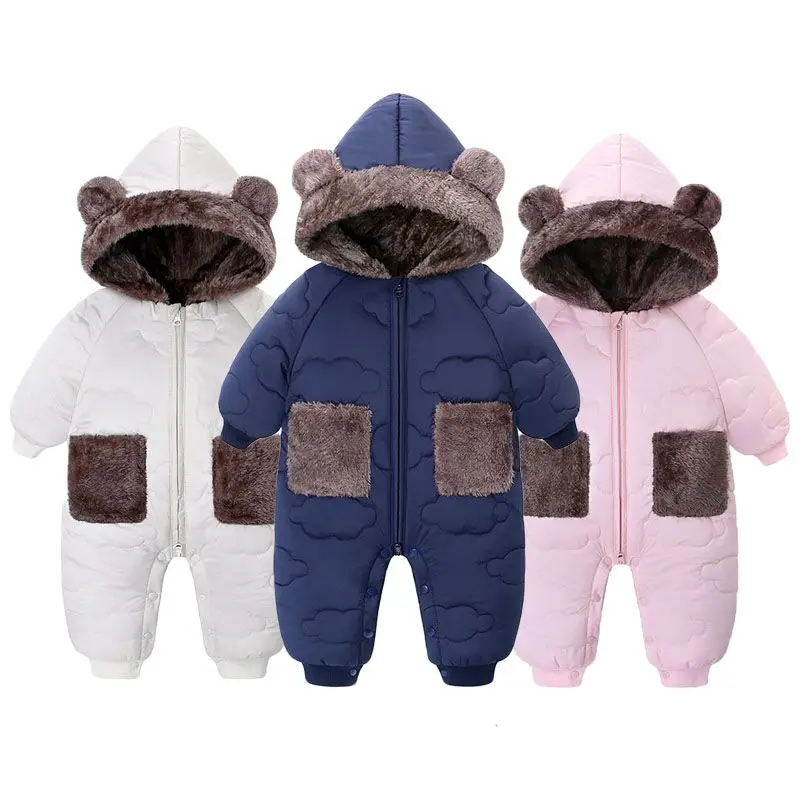 Новый детский зимний плюшевый толстый однотонный уличный ветрозащитный и теплый комбинезон с кроличьими ушками для детей 0-2 лет
Новый детский зимний плюшевый толстый однотонный уличный ветрозащитный и теплый комбинезон с кроличьими ушками для детей 0-2 лет