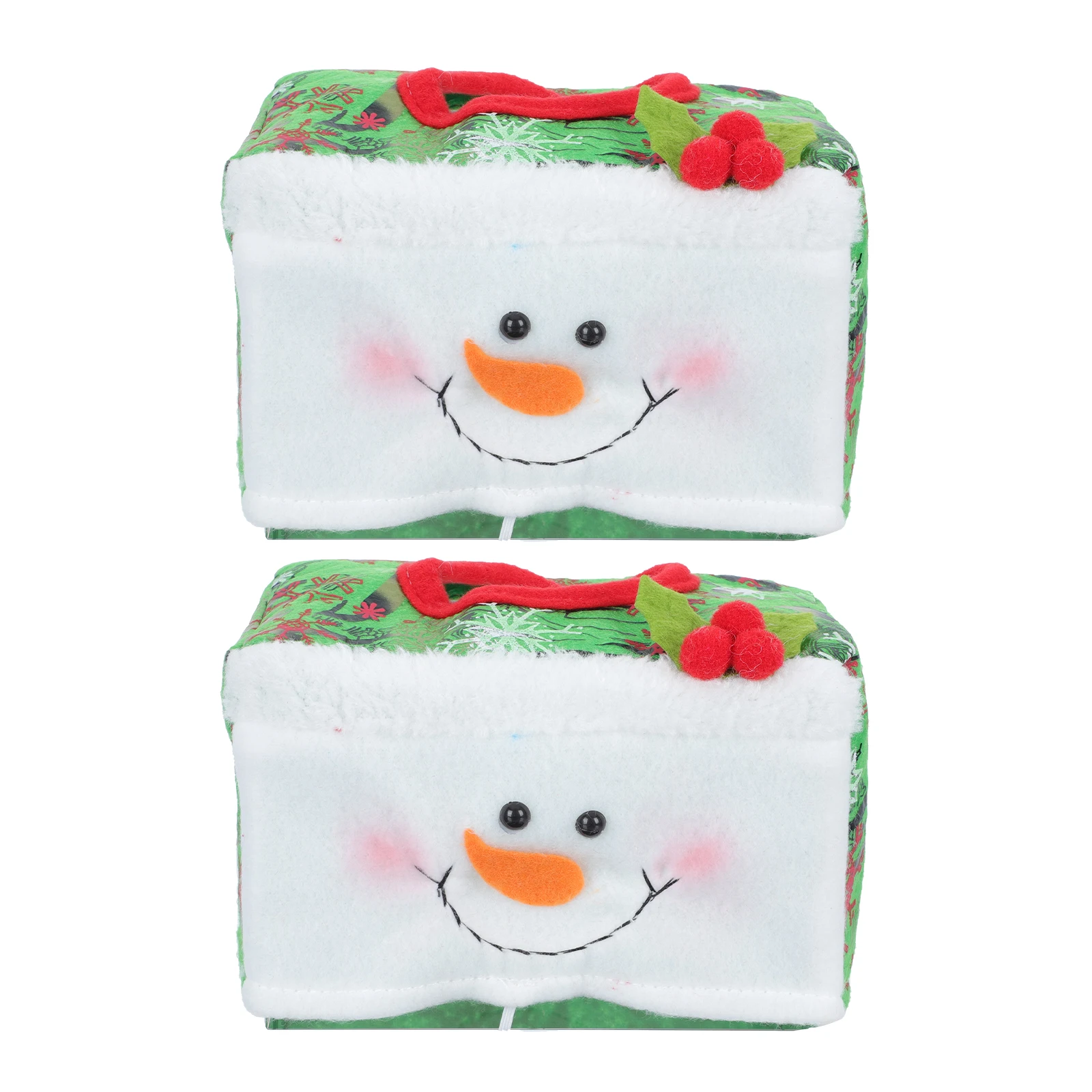 2pcs Christmas Decor Tissue Box Set Desktop Practical Storage Bag Home Office Use Nonwoven Easy Clean Adorable Design
2pcs Christmas Decor Tissue Box Set Desktop Practical Storage Bag Home Office Use Nonwoven Easy Clean Adorable Design