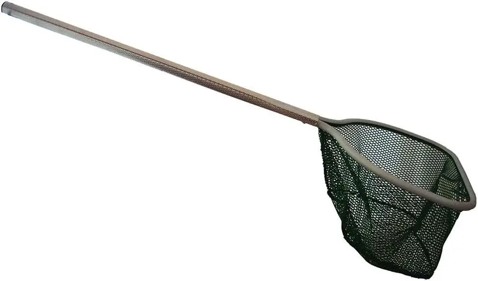 Premium Landing Net with 26in Handle, 12x10in Mesh, Black & Grey for Fishing
Premium Landing Net with 26in Handle, 12x10in Mesh, Black & Grey for Fishing