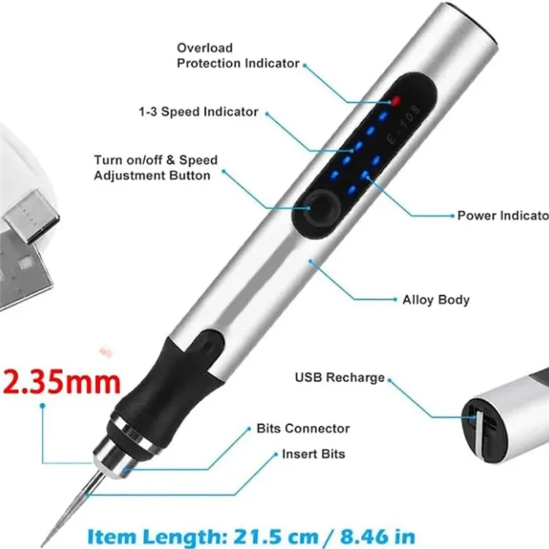 【Hot Selling】Engraving Pen, Engraving Pen For Metal, Wood, Glass And Plastic, Professional Engraving Pen Kit Engraving Tool
【Hot Selling】Engraving Pen, Engraving Pen For Metal, Wood, Glass And Plastic, Professional Engraving Pen Kit Engraving Tool