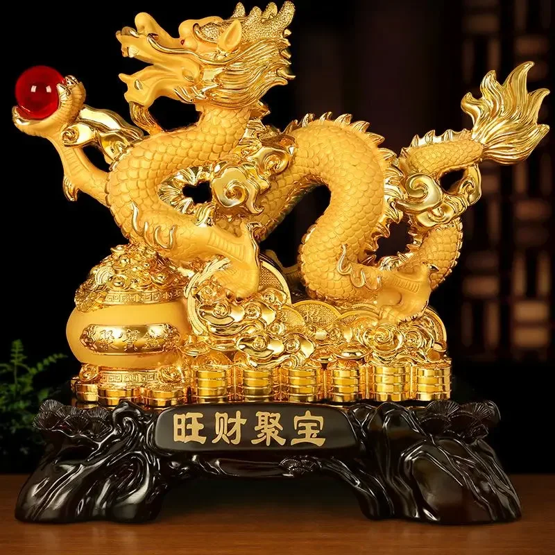 Zhaocai Treasure Bowl Golden Dragon Ornaments The Year of The Loong Lucky Dragon Office Living Room Entrance Decoration Gift
Zhaocai Treasure Bowl Golden Dragon Ornaments The Year of The Loong Lucky Dragon Office Living Room Entrance Decoration Gift