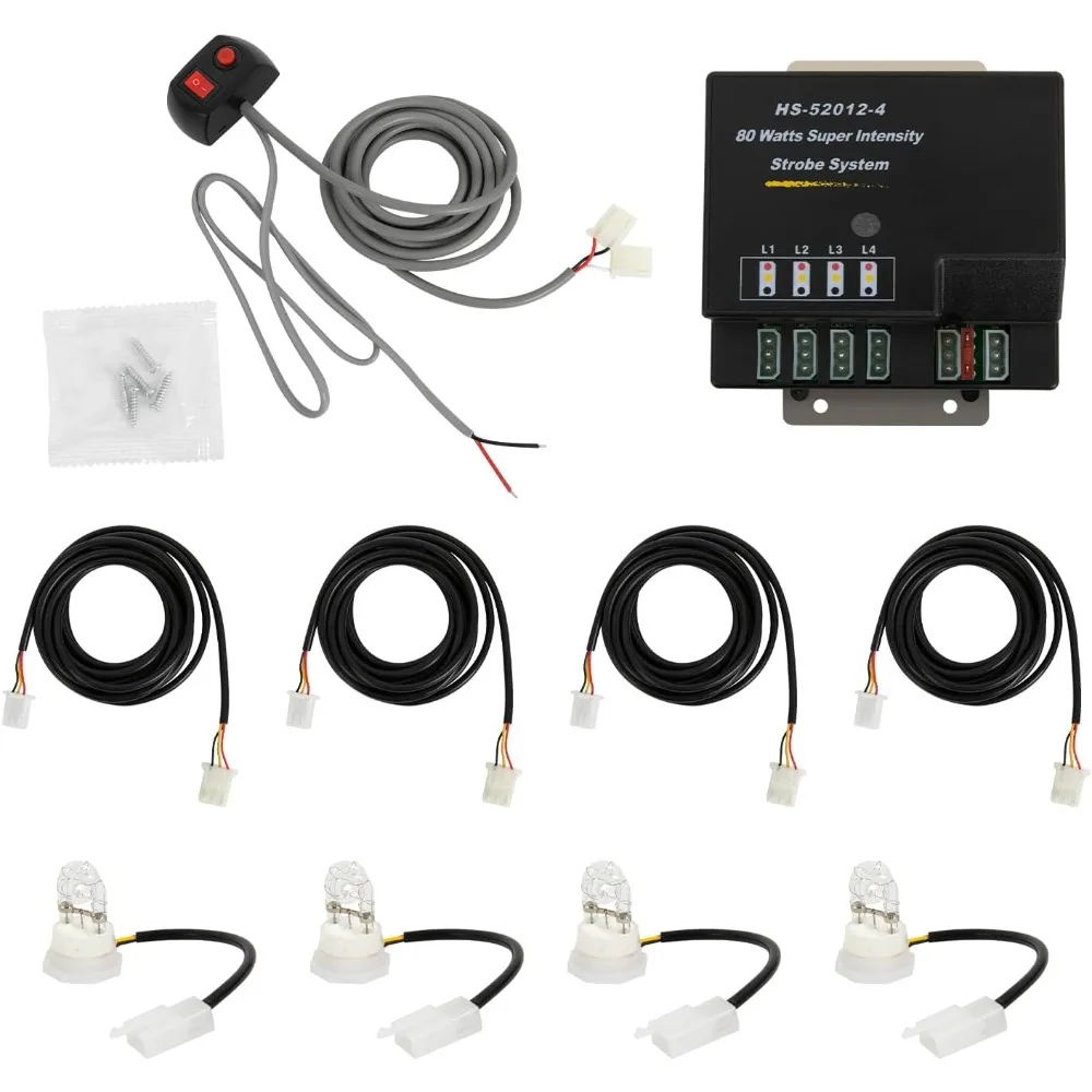 Комплект из 4 стробоскопических ламп HID, 12В, 80Вт-6000К, 16000Лм, IP67, 7 режимов мигания, функция памяти, кабели 9,84 фута для аварийных служб, пожарных и полицейских машин
Комплект из 4 стробоскопических ламп HID, 12В, 80Вт-6000К, 16000Лм, IP67, 7 режимов мигания, функция памяти, кабели 9,84 фута для аварийных служб, пожарных и полицейских машин
