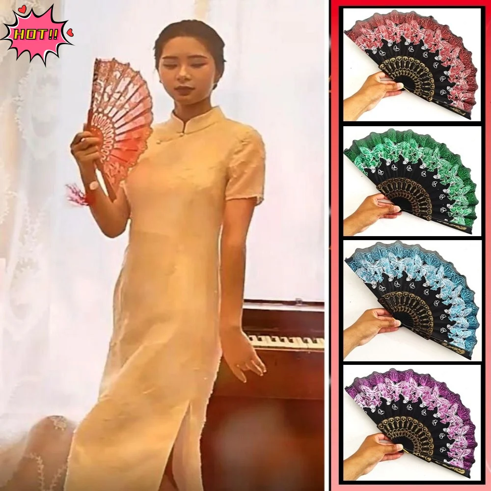 Embroidered Folding Fan Multicolors 42*23cm Gold Blocking Fan Photography Props Hot Stamping Chinese Wedding Cloth Folding Fan
Embroidered Folding Fan Multicolors 42*23cm Gold Blocking Fan Photography Props Hot Stamping Chinese Wedding Cloth Folding Fan