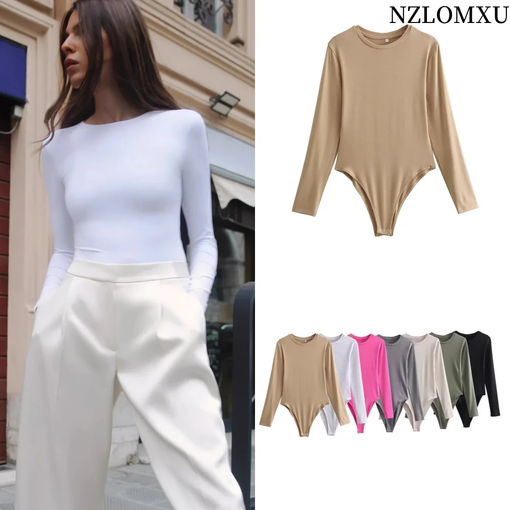 Women Fashion 2025 Spring New Round Neck Pullover Long Sleeve Top Cotton T-shirt Chic Female Jumpsuit Tee Mujer
Women Fashion 2025 Spring New Round Neck Pullover Long Sleeve Top Cotton T-shirt Chic Female Jumpsuit Tee Mujer