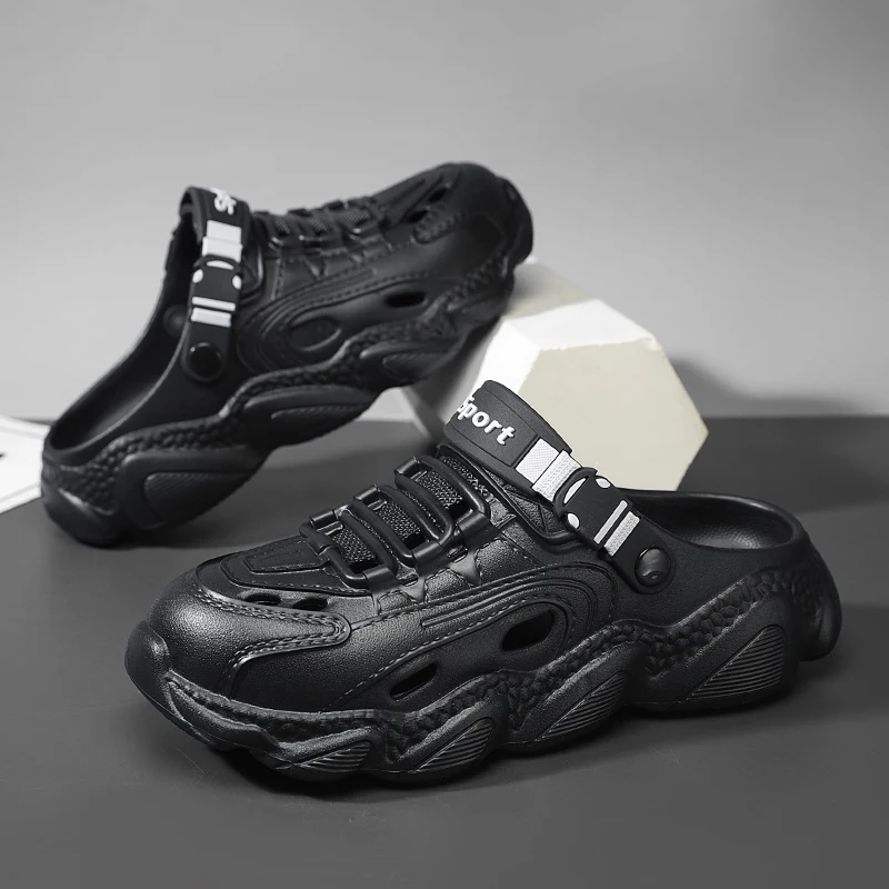 Мужские уличные тапочки, удобные мужские сабо, пляжные сандалии, мягкие шлепанцы, нескользящая садовая обувь, мужская повседневная обувь, пляжные тапочки
Мужские уличные тапочки, удобные мужские сабо, пляжные сандалии, мягкие шлепанцы, нескользящая садовая обувь, мужская повседневная обувь, пляжные тапочки