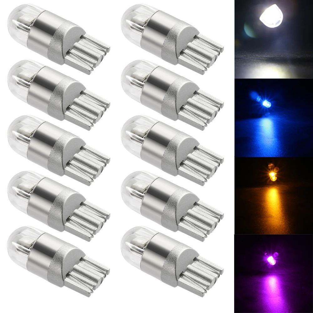 10pcs Car LED COB Bulb T10 3030 2SMD LED Signal Light Auto Interior Dome Reading License Plate Lamps Wedge Side Bulbs
10pcs Car LED COB Bulb T10 3030 2SMD LED Signal Light Auto Interior Dome Reading License Plate Lamps Wedge Side Bulbs