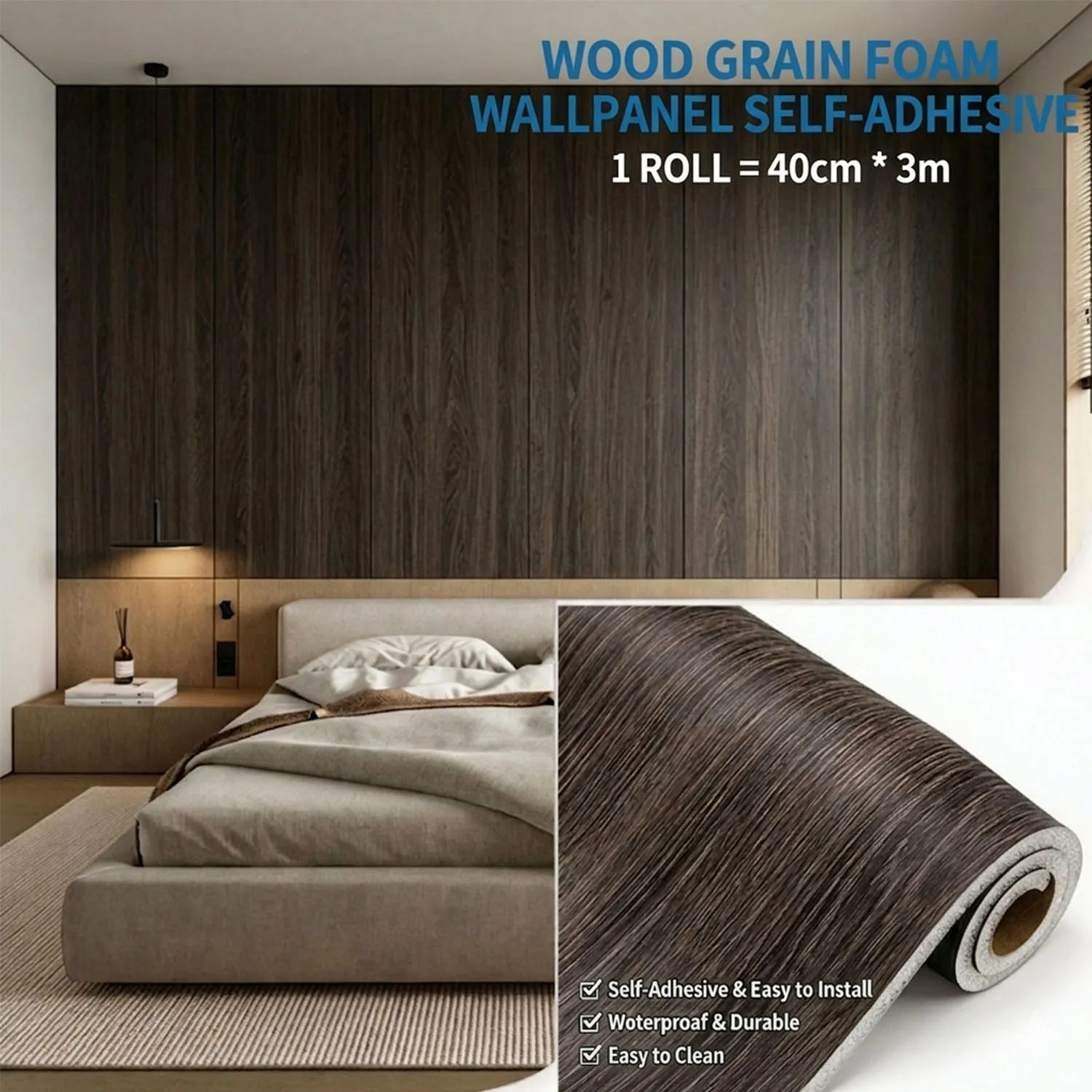 Self-Adhesive Wallpaper Sticker with a Faux Wood Waterproof Oil-proof Stickers for Bathroom Living Room Decoration home decor
Self-Adhesive Wallpaper Sticker with a Faux Wood Waterproof Oil-proof Stickers for Bathroom Living Room Decoration home decor