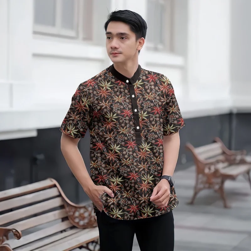 Flower Plants Pattern Grandpa Shirt For Men Retro 3D Print T-Shirts Summer Street Tops Short Sleeve Tee Stand Collar Polo Shirts
Flower Plants Pattern Grandpa Shirt For Men Retro 3D Print T-Shirts Summer Street Tops Short Sleeve Tee Stand Collar Polo Shirts