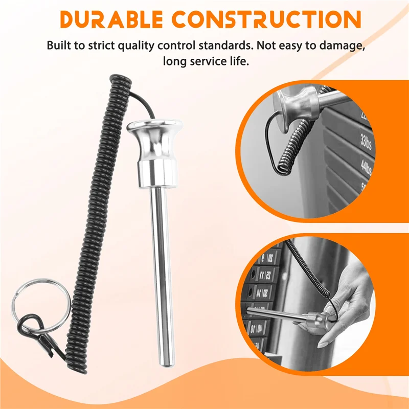 Fitness Gym Magnetic Universal Weight Stack Pin With Lanyard Aluminum Alloy Strength Training Gym Equipment Parts
Fitness Gym Magnetic Universal Weight Stack Pin With Lanyard Aluminum Alloy Strength Training Gym Equipment Parts