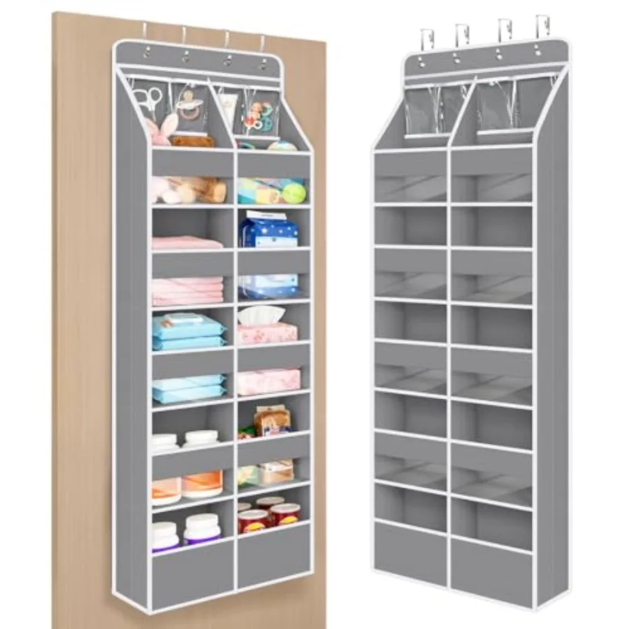 6-Shelf Over Door Hanging Organizer Fabric Door Organizer with 10 Deep Pockets and 4 Small PVC Pockets Hanging Storage Organize
6-Shelf Over Door Hanging Organizer Fabric Door Organizer with 10 Deep Pockets and 4 Small PVC Pockets Hanging Storage Organize