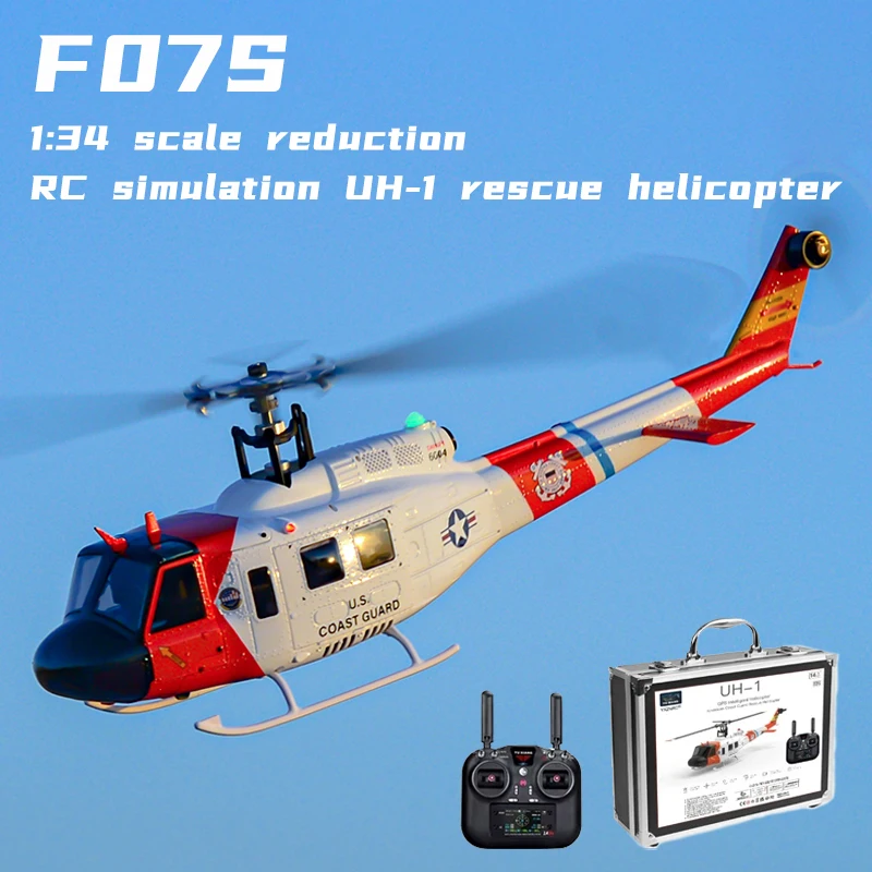 2025 Yuxiang F07S масштаб 1:34 Моделирование дистанционного управления UH-1 Huey с GPS автоматическим возвратом и спасательным вертолетом RC игрушка
2025 Yuxiang F07S масштаб 1:34 Моделирование дистанционного управления UH-1 Huey с GPS автоматическим возвратом и спасательным вертолетом RC игрушка