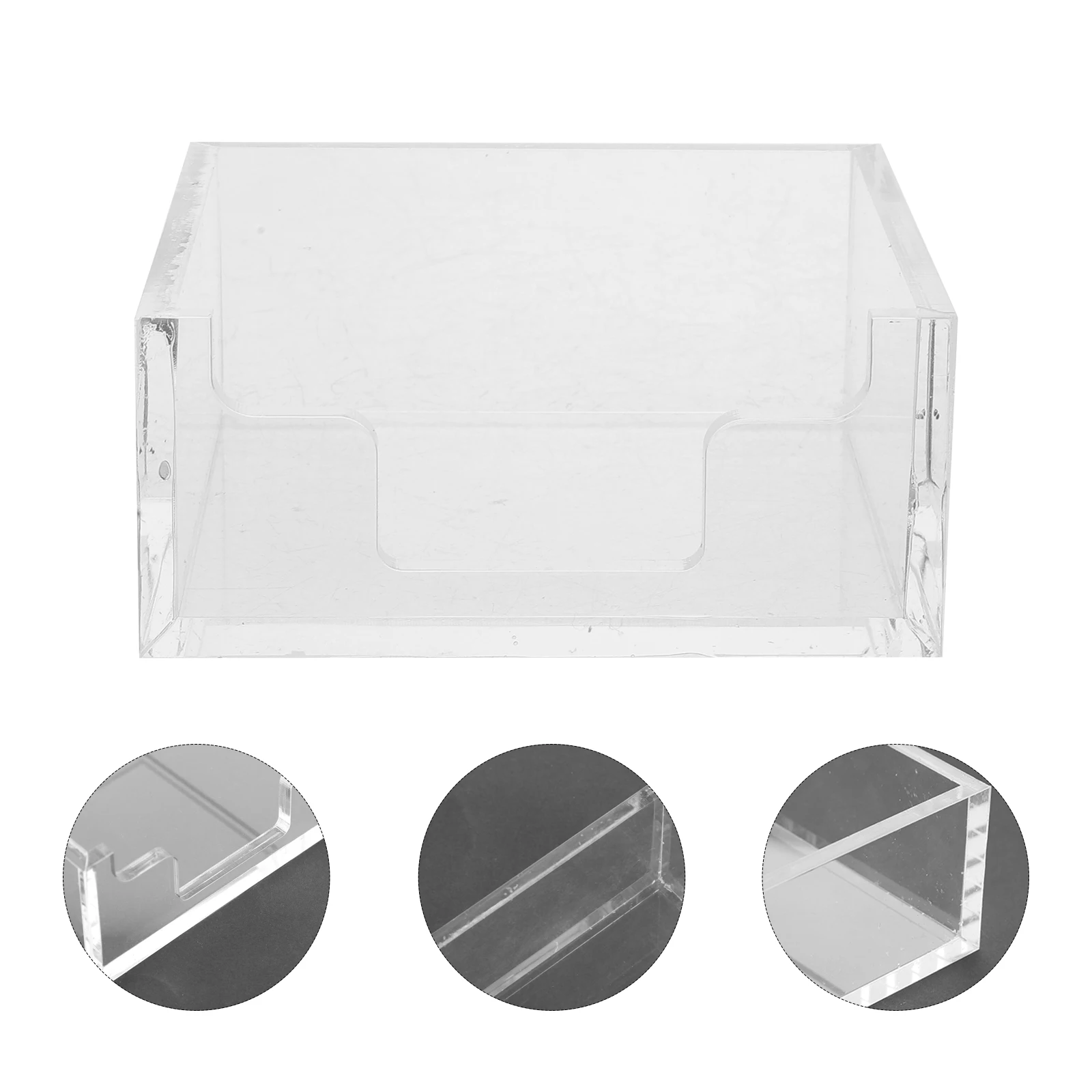 Transparent Acrylic Napkin Holder Tissue Box Large Capacity Rounded Edges for Kitchen Dining Room Hotel Bathroom Serviette
Transparent Acrylic Napkin Holder Tissue Box Large Capacity Rounded Edges for Kitchen Dining Room Hotel Bathroom Serviette