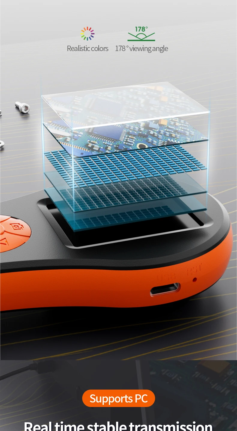 Portable high-definition 500 times children's handheld microscope treasure appraisal magnifying glass 2 million pixels super mac
Portable high-definition 500 times children's handheld microscope treasure appraisal magnifying glass 2 million pixels super mac