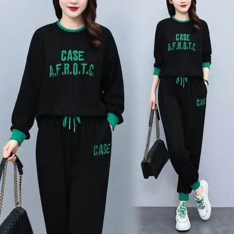 Fashionable Loose Women's Autumn Wear Two-Piece Set Slimming Stylish plus Size Spring Autumn Collection Direct Sale
Fashionable Loose Women's Autumn Wear Two-Piece Set Slimming Stylish plus Size Spring Autumn Collection Direct Sale