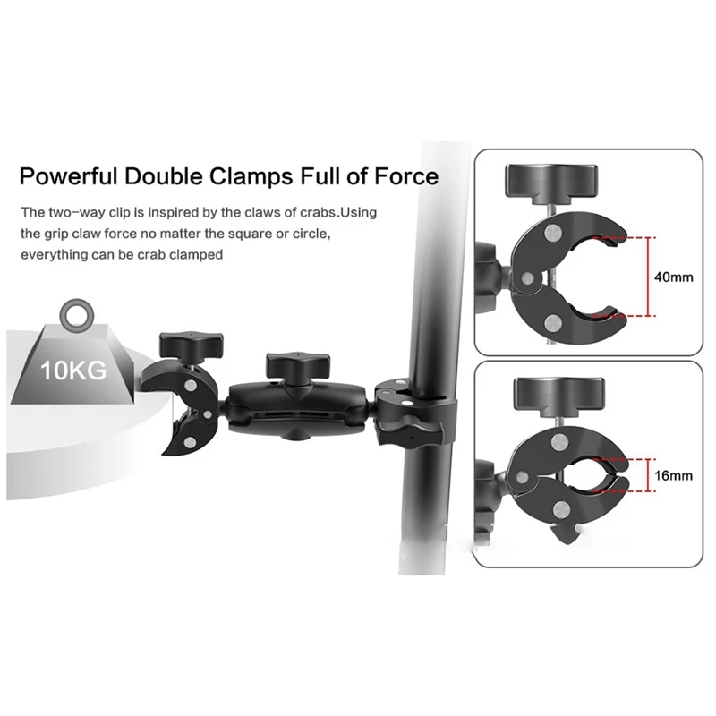 Riding Motorcycle Bicycle Sports Camera Accessories Multifunctional Double Head Bracket Suitable For Insta360 DJI AKASO
Riding Motorcycle Bicycle Sports Camera Accessories Multifunctional Double Head Bracket Suitable For Insta360 DJI AKASO