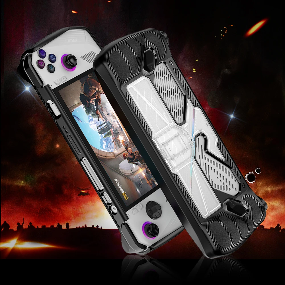 Protective Case Cover TPU PC Game Console Frame with Bracket Shockproof Replacement Accessories for Asus Rog Ally
Protective Case Cover TPU PC Game Console Frame with Bracket Shockproof Replacement Accessories for Asus Rog Ally