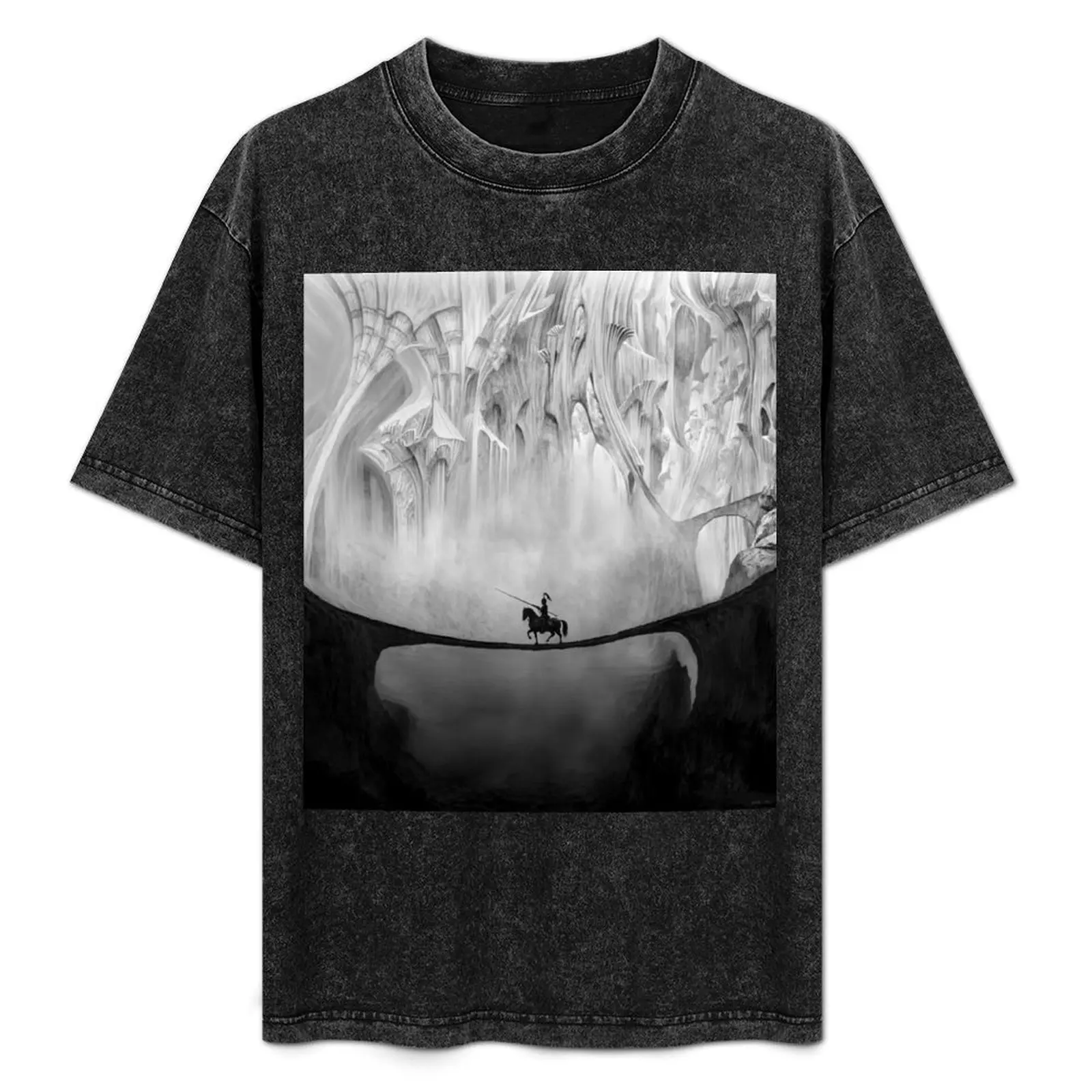 The guardian at the gates of Delirium. T-Shirt heavyweights T-shirts man black t-shirts for men 
The guardian at the gates of Delirium. T-Shirt heavyweights T-shirts man black t-shirts for men