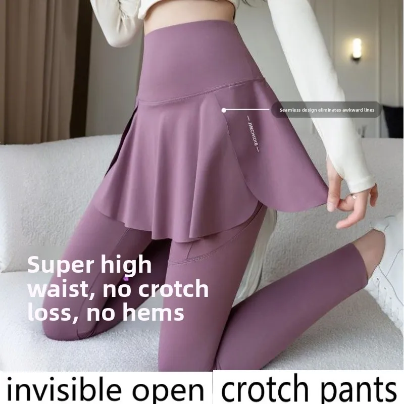 Invisible Zipper Open Crotch Pants Summer Wear Yoga Sports Leggings Culottes Fitness Trousers Leggings Skirt Leggings Women
Invisible Zipper Open Crotch Pants Summer Wear Yoga Sports Leggings Culottes Fitness Trousers Leggings Skirt Leggings Women