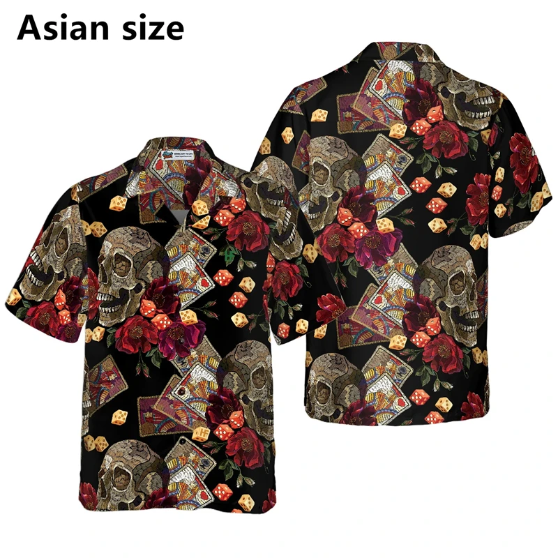 3D Print Horror Skull Graphic Men's Shirts Streetwear Short Sleeve Tops Hawaiian Shirt Lapel Button Women Y2k Casual Blouse New
3D Print Horror Skull Graphic Men's Shirts Streetwear Short Sleeve Tops Hawaiian Shirt Lapel Button Women Y2k Casual Blouse New