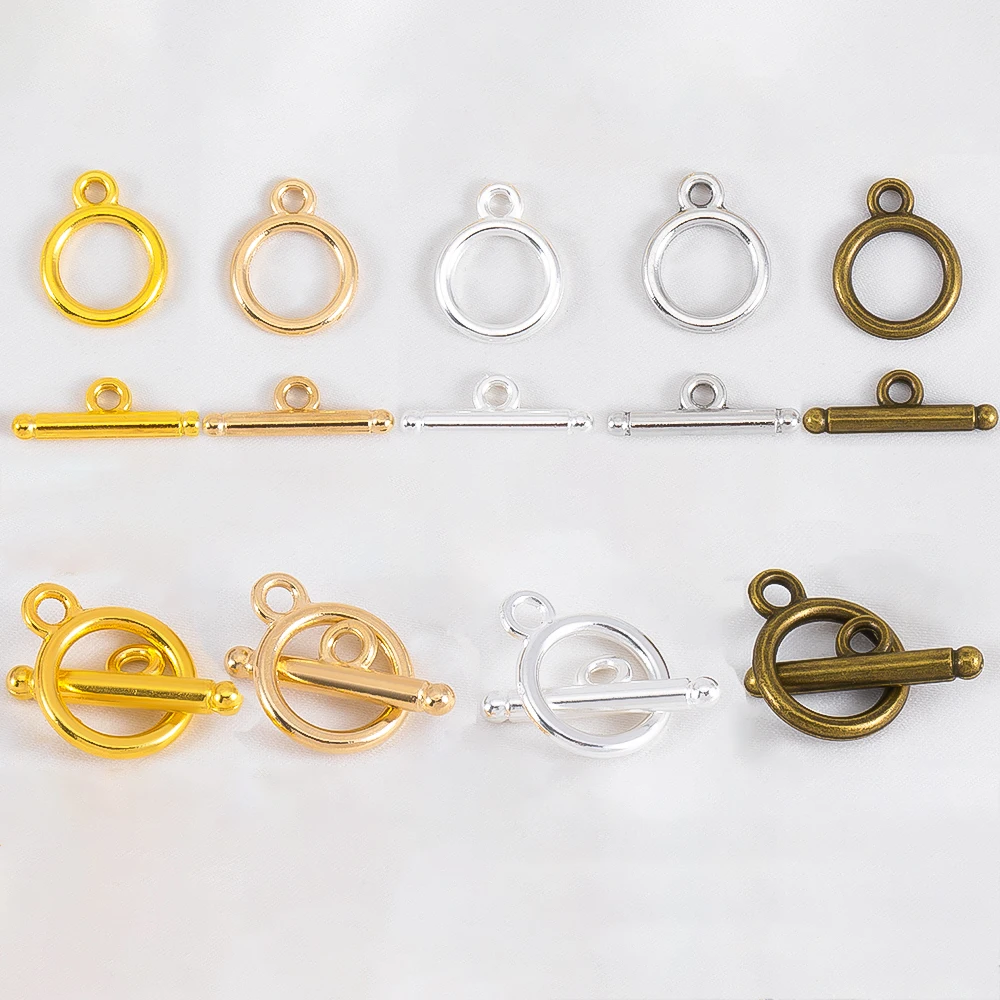 10Sets/lot OT Toggle End Clasps Closure Fastener Buckle Connectors for DIY Necklace Bracelet Jewelry Making Supplies Accessories
10Sets/lot OT Toggle End Clasps Closure Fastener Buckle Connectors for DIY Necklace Bracelet Jewelry Making Supplies Accessories