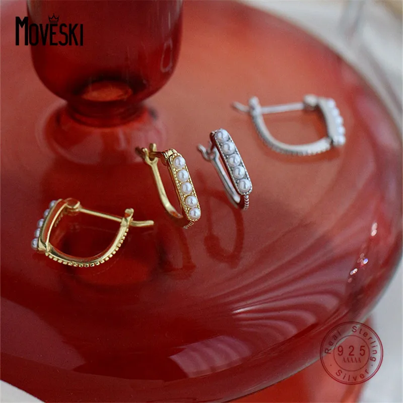 MOVESKI 925 Sterling Silver Luxury Elegant Pearl String Stud Earrings Women Fashion Wedding Photography Jewelry Accessories
MOVESKI 925 Sterling Silver Luxury Elegant Pearl String Stud Earrings Women Fashion Wedding Photography Jewelry Accessories