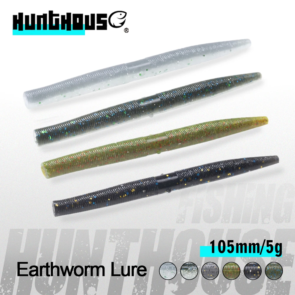 Hunthouse 10Pcs/Bag Senko Worm Lures 105mm 5g Earthworm Artificial Silicone Soft Bait Wobbler For Bass Fishing Tackle LW258
Hunthouse 10Pcs/Bag Senko Worm Lures 105mm 5g Earthworm Artificial Silicone Soft Bait Wobbler For Bass Fishing Tackle LW258