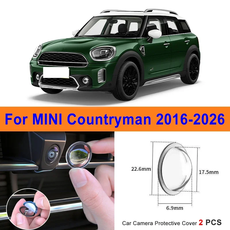 360 Reverse Image Car Camera Cover Anti-Scratch PC Lens Protector Stickers For MINI Countryman 2016-2026 2Pcs
360 Reverse Image Car Camera Cover Anti-Scratch PC Lens Protector Stickers For MINI Countryman 2016-2026 2Pcs