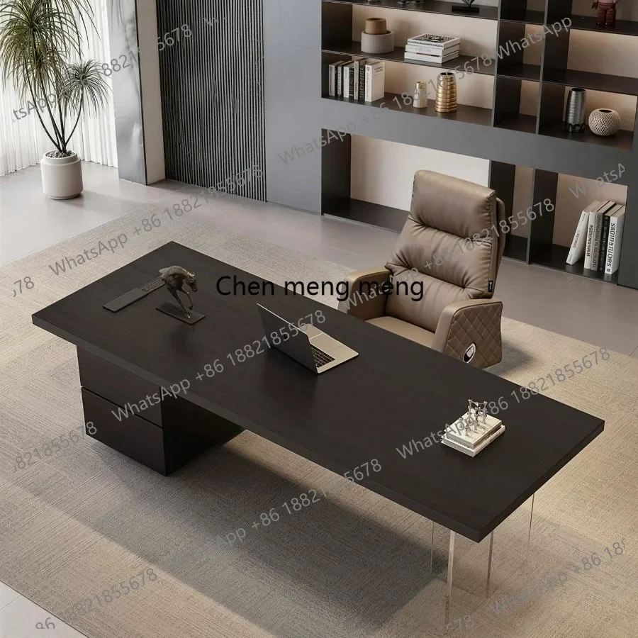 Italian Minimalist Office Desks Solid Wood High-end Office Desks Luxury Acrylic Wide Office Furniture Scrivanie Per Ufficio
Italian Minimalist Office Desks Solid Wood High-end Office Desks Luxury Acrylic Wide Office Furniture Scrivanie Per Ufficio