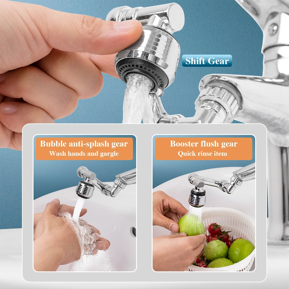 Universal 1080°Rotation Faucet Extender Spray Head Anti Splash Filter Plastic Kitchen Faucet Water Saving Nozzle Sprayer
Universal 1080°Rotation Faucet Extender Spray Head Anti Splash Filter Plastic Kitchen Faucet Water Saving Nozzle Sprayer