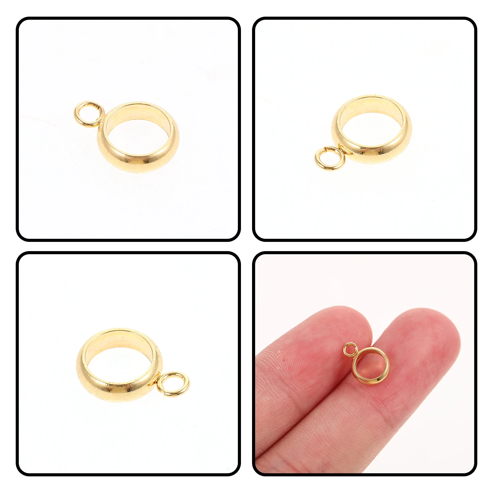 100pcs Stainless Steel Bail Beads Hanger Links For Pendant Dangle Jewelry Making Diy Bracelet Necklace Accessories Connector
100pcs Stainless Steel Bail Beads Hanger Links For Pendant Dangle Jewelry Making Diy Bracelet Necklace Accessories Connector