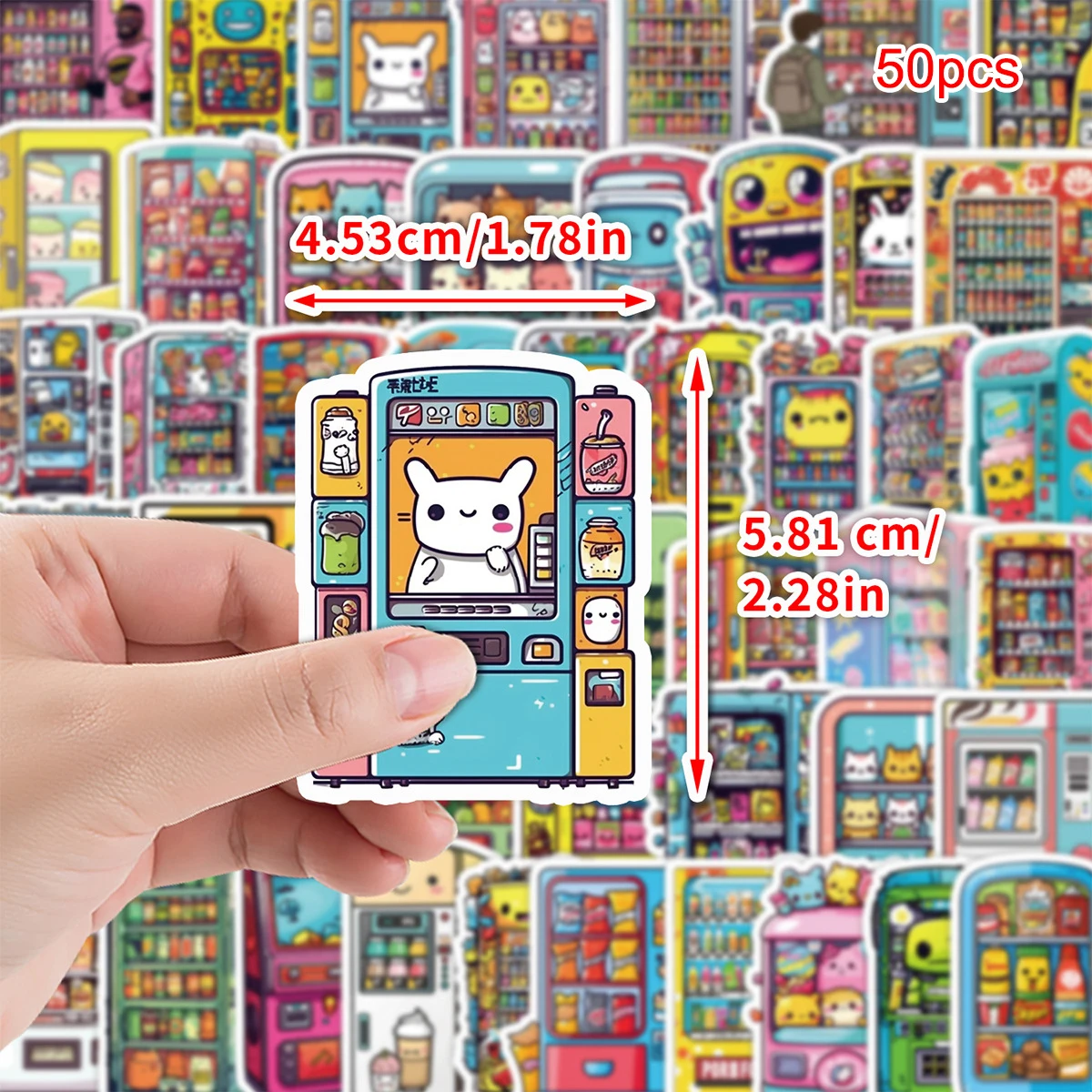PVC Cartoon Graffiti Stickers 50Pcs Strong Adhesive Waterproof for Laptop Water Bottle Decoration Non Toxic Removable
PVC Cartoon Graffiti Stickers 50Pcs Strong Adhesive Waterproof for Laptop Water Bottle Decoration Non Toxic Removable