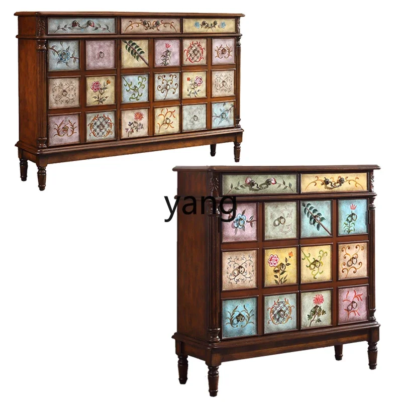LH solid wood shoe cabinet large-capacity painted multi-layer entrance partition cabinet retro and old multi-function
LH solid wood shoe cabinet large-capacity painted multi-layer entrance partition cabinet retro and old multi-function