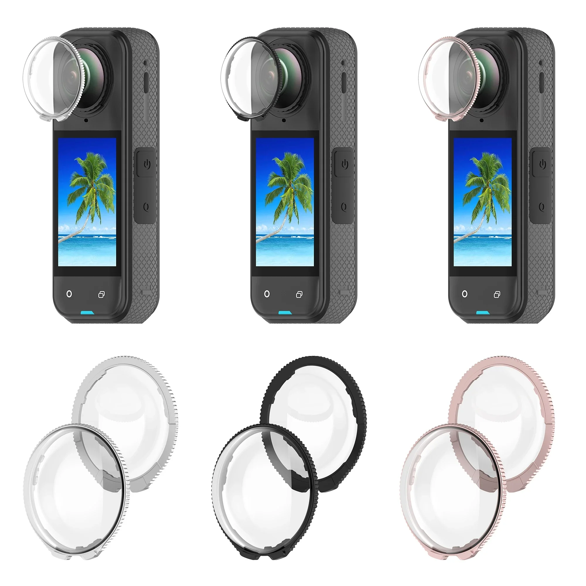 Lens Guards For Insta360 X5, Protective Glass Optical Glass X5 Lens Case X5 Tempered Film Protective Mirror Camera Accessories
Lens Guards For Insta360 X5, Protective Glass Optical Glass X5 Lens Case X5 Tempered Film Protective Mirror Camera Accessories
