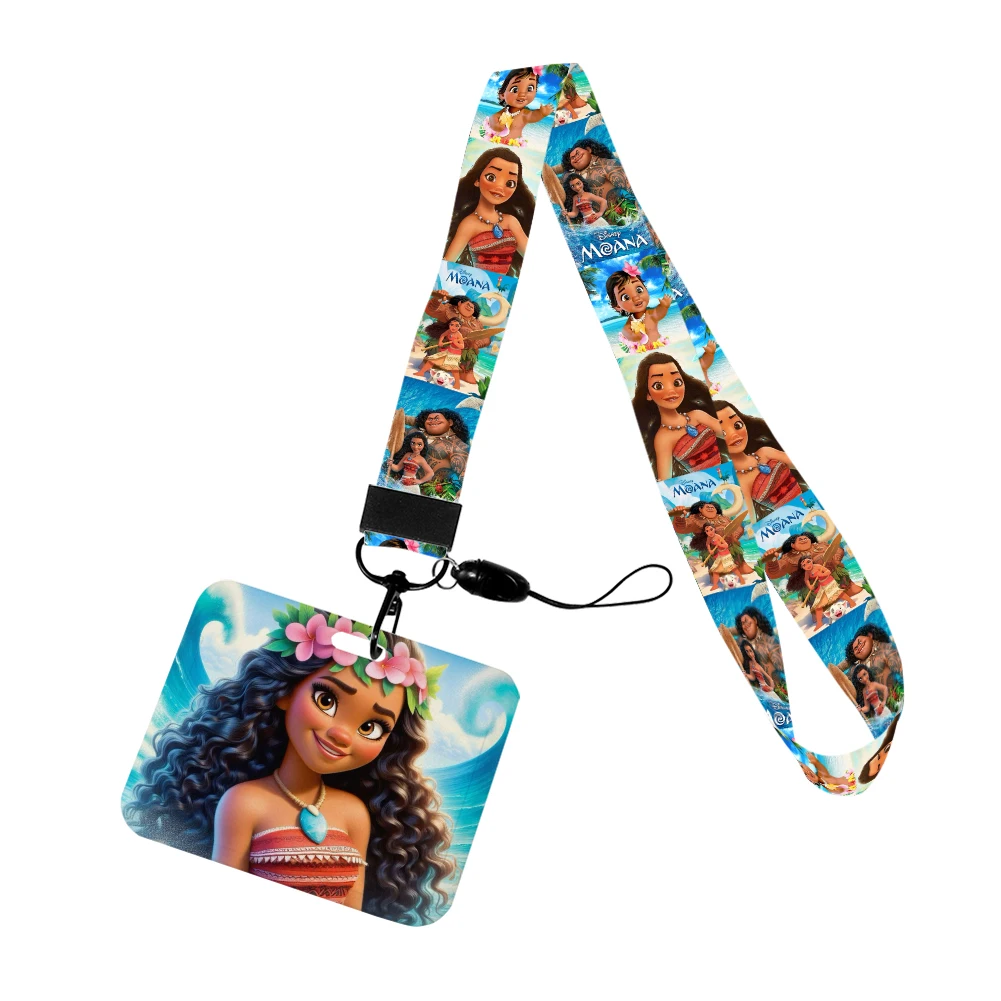 Disney Moana Princess Horizontal Holder Girls Lanyards For Kids Neck Strap Card Badge Bus chain Accessories
Disney Moana Princess Horizontal Holder Girls Lanyards For Kids Neck Strap Card Badge Bus chain Accessories