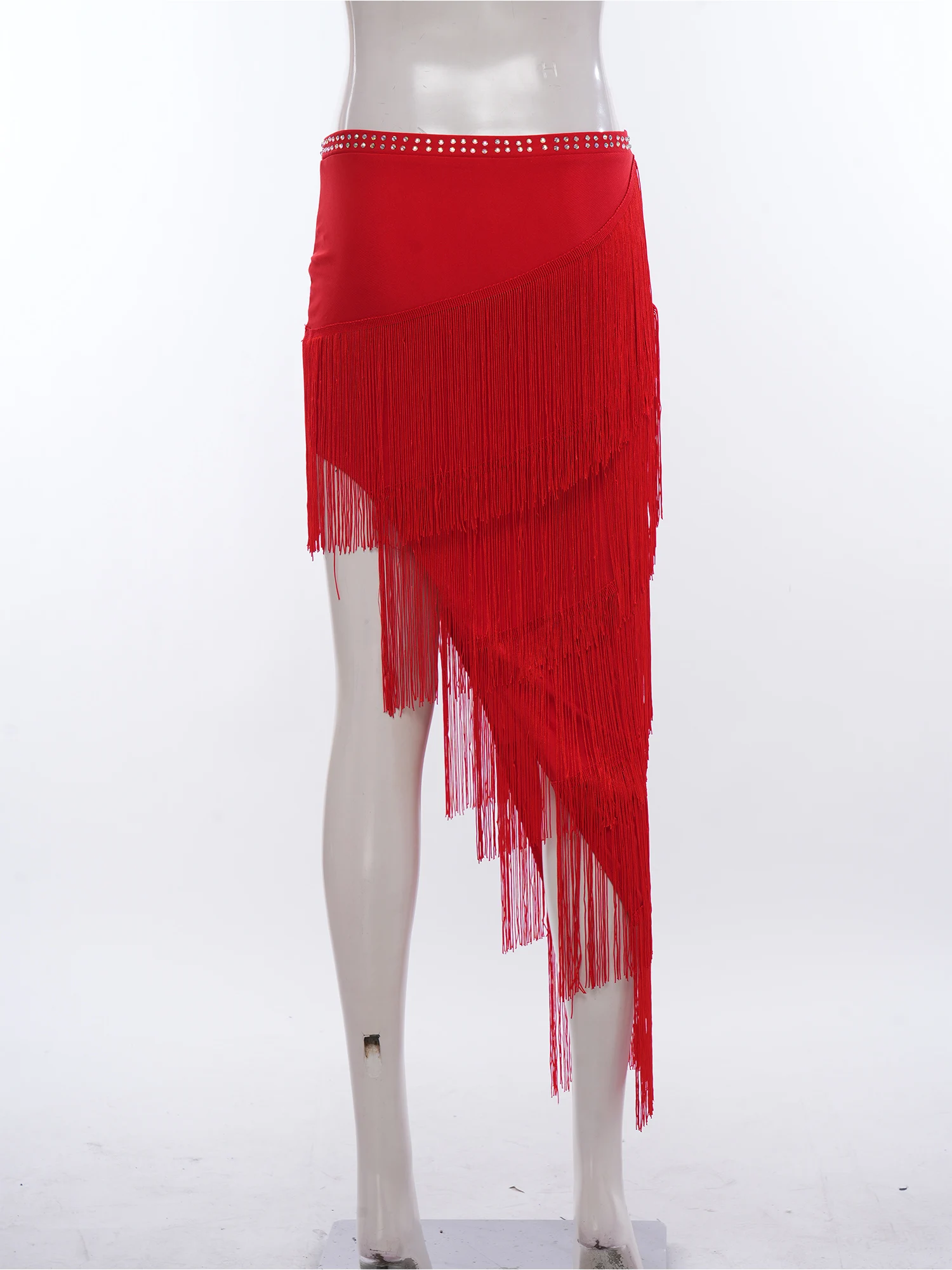 Women Latin Tango Fringed Dance Outfit Halter Sleeveless Camisoles Bra And Tiered Tassel Skirt Set for Belly Dance Cha-cha Rumba
Women Latin Tango Fringed Dance Outfit Halter Sleeveless Camisoles Bra And Tiered Tassel Skirt Set for Belly Dance Cha-cha Rumba