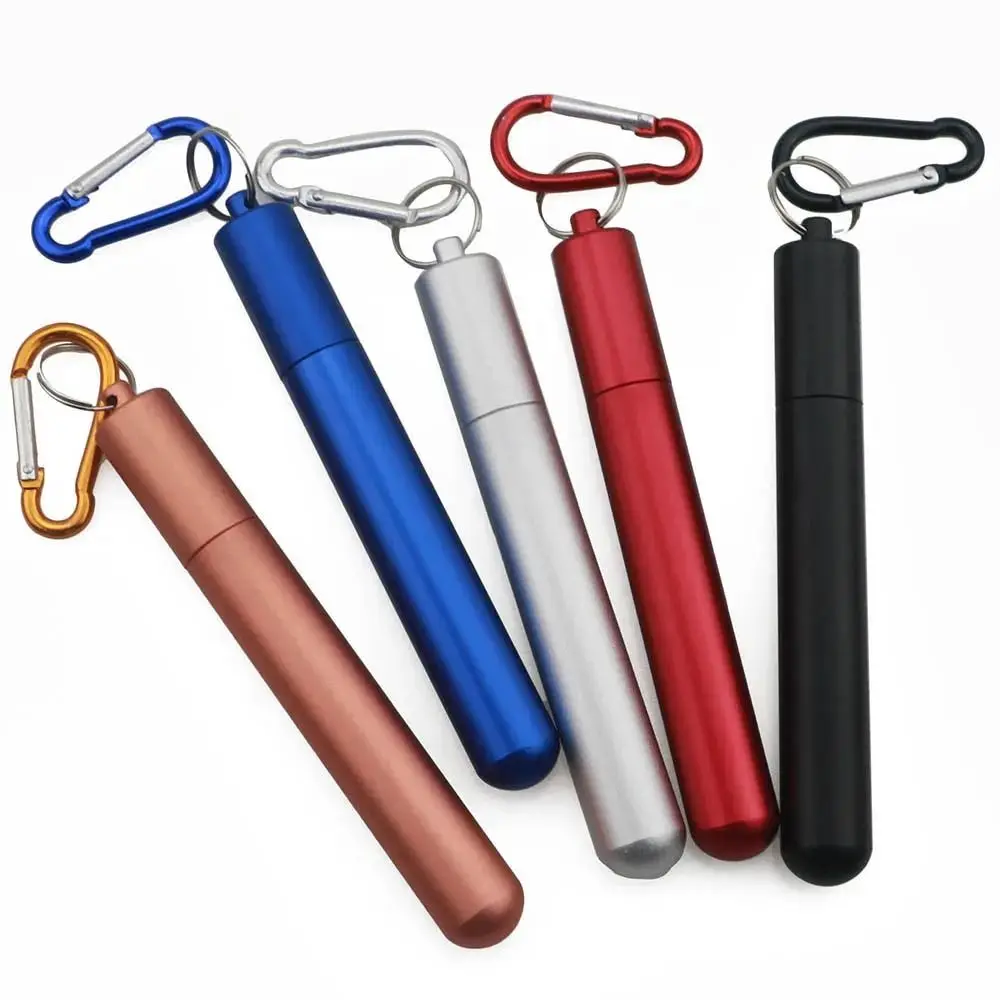 Sturdy Stainless Steel Reusable Collapsible Straw Foldable Portable Metal Straw Retractable with Case Telescopic Straw Travel
Sturdy Stainless Steel Reusable Collapsible Straw Foldable Portable Metal Straw Retractable with Case Telescopic Straw Travel
