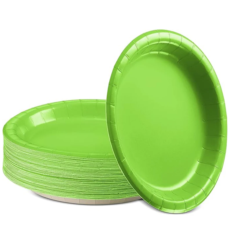 Disposable Paper Plates 20pcs Green 7/9 Inch Paper Dinner Plates for Meal Picnic Anniversary Wedding Festival Gathering Party
Disposable Paper Plates 20pcs Green 7/9 Inch Paper Dinner Plates for Meal Picnic Anniversary Wedding Festival Gathering Party