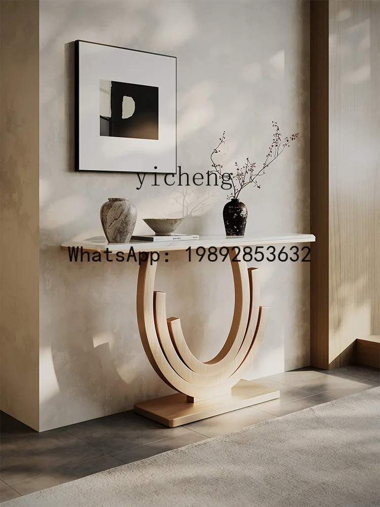 HYS light luxury style luxury stone entrance hall entrance table villa living room modern simple stainless steel base decoration
HYS light luxury style luxury stone entrance hall entrance table villa living room modern simple stainless steel base decoration