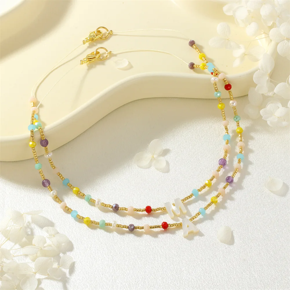 Colorful Bohemian Handmade Shell Letter Braided Rope Necklace Women Retro Light Luxury Clavicle Chain Girl Gift Fashion Jewelry
Colorful Bohemian Handmade Shell Letter Braided Rope Necklace Women Retro Light Luxury Clavicle Chain Girl Gift Fashion Jewelry